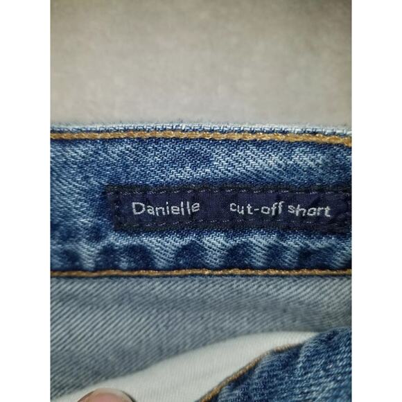 New Citizens Of Humanity‎ Shorts Womens 27 Blue Frayed Hem Danielle Cut Off NWOT - Picture 10 of 11
